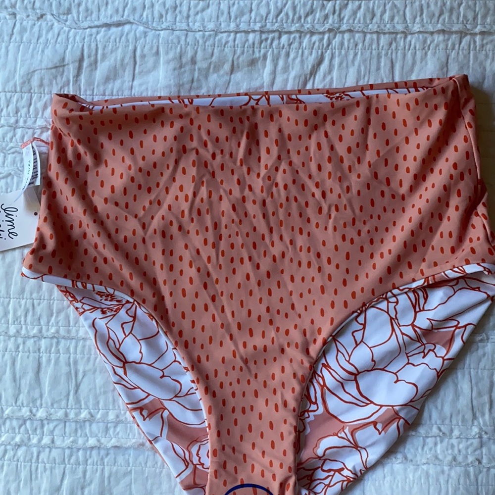 Limericki High Waisted reversible swim bottoms